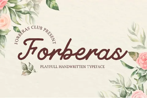 Forberas font