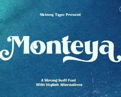 Monteya font