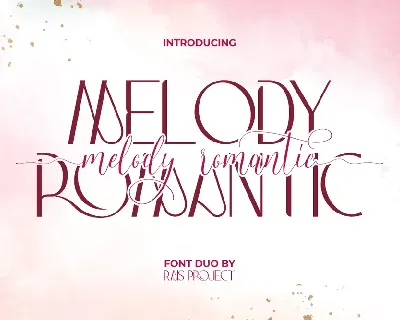 Melody Romantic font
