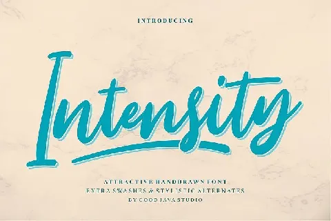 Intensity Script font