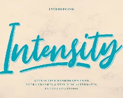 Intensity Script font