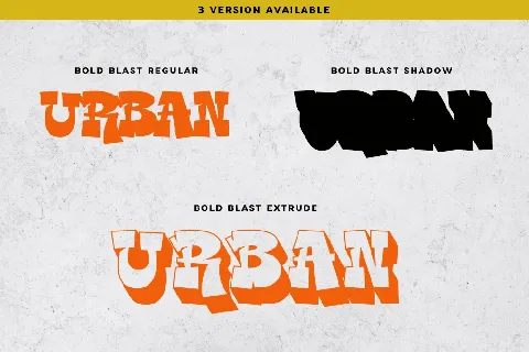 Bold Blast font