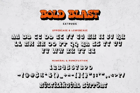 Bold Blast font