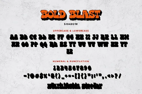 Bold Blast font