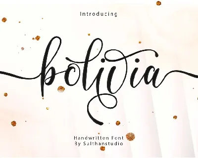 Bolivia font