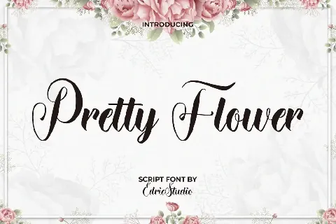 Pretty Flower Demo font