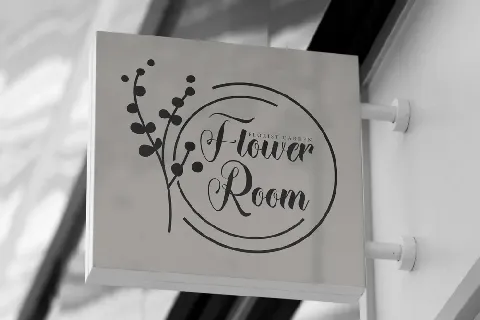 Pretty Flower Demo font