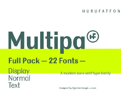 Multipa Family font