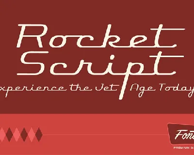 Rocket Script font