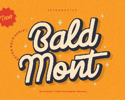 Bald Mont font