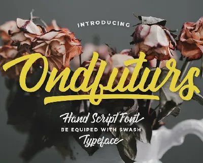 Ondfuturs Script font