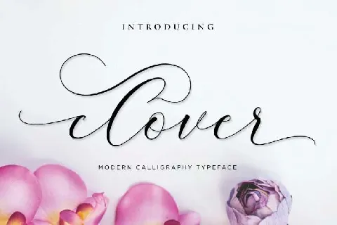 Clover Calligraphy Free font