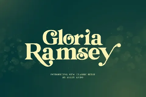 Gloria Ramsey font