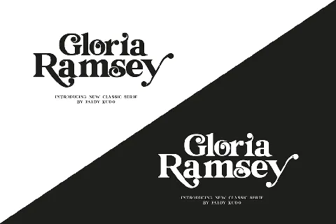 Gloria Ramsey font