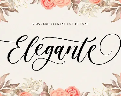 Elegante font