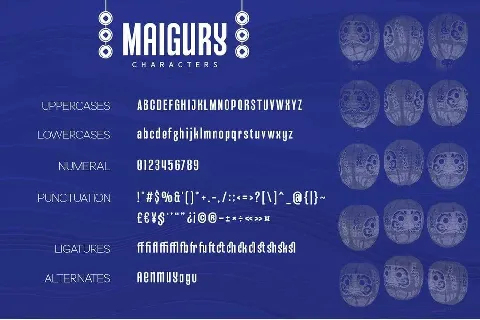 Maigury font