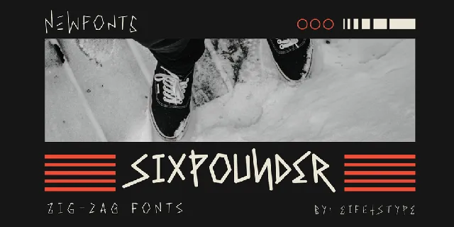 Sixpounder font