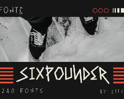 Sixpounder font