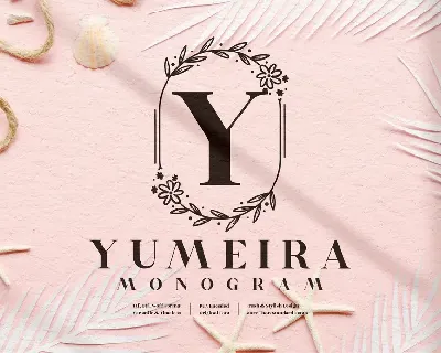 Yumeira Monogram font