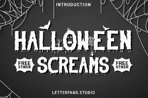 Scream Halloween font