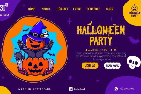 Scream Halloween font