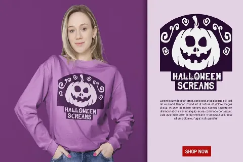 Scream Halloween font