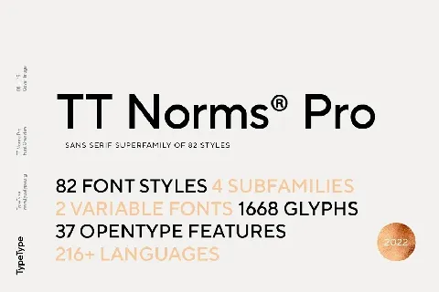 TT Norms Pro Family font