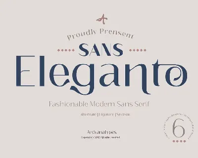 Eleganto Sans font