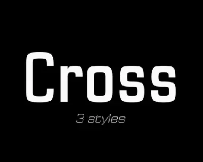 Cross font