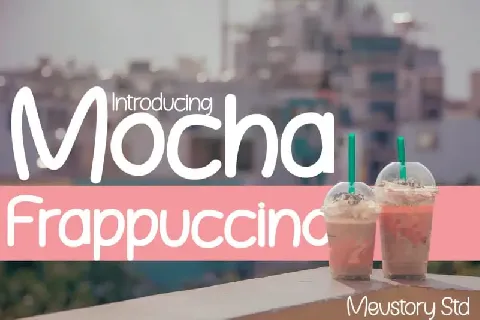 Mocha Frappuccino Free font