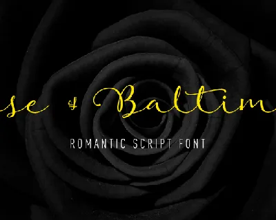 Rose Of Baltimore font