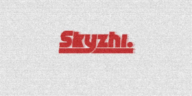 Skyzhi font
