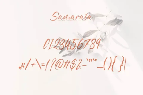 Samarata font