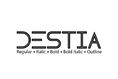 Destia font