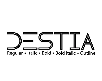 Destia font