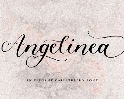 Angelinea font