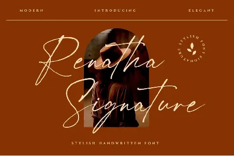 Renatha Signature font