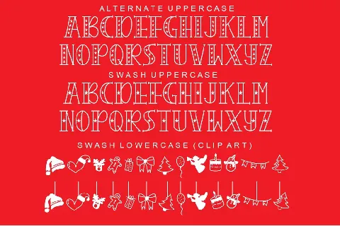 CHRISTMAS CRAFT - Personal Use font