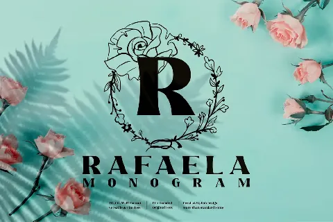 Rafaela Monogram font