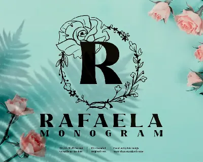 Rafaela Monogram font