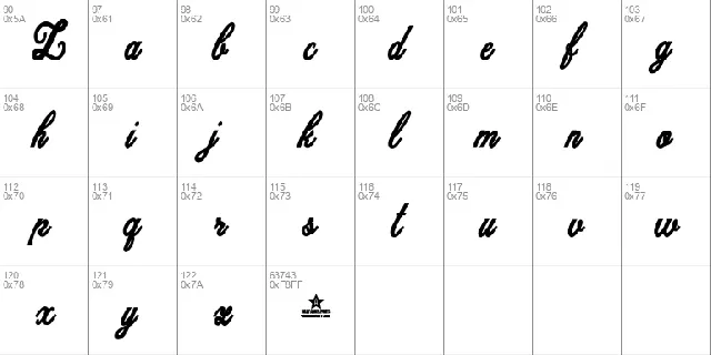 Dattermatter font