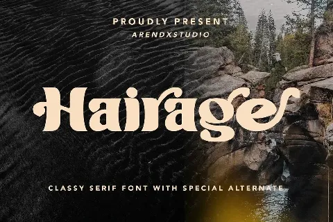 Hairage font