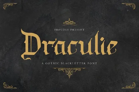 Draculie font