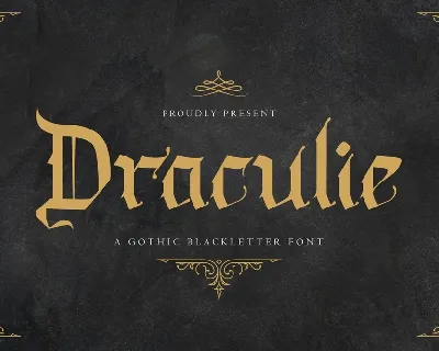 Draculie font