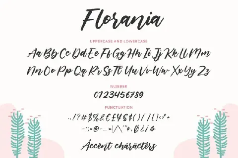 Florania Calligraphy font