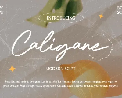 Caligane font