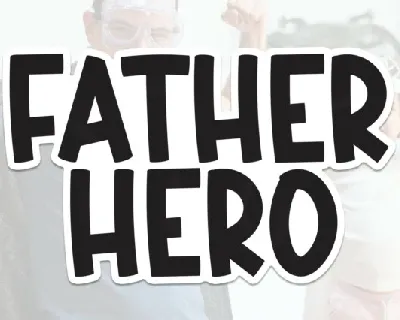 Father Hero Display font
