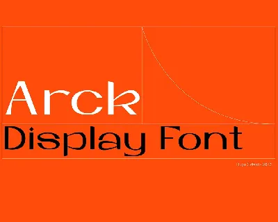 Arck font