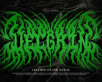 Velgrin font