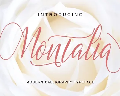 Montalia Script font